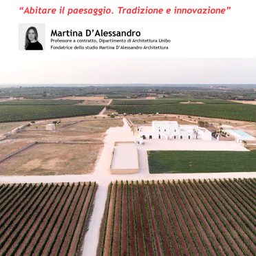 Martina D’Alessandro, Abitare il paesaggio. Tradizione e innovazione, DISTAL Bologna, 2021.